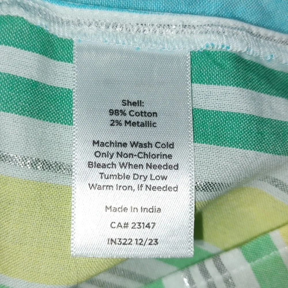 Sunny Stripe Popover NWT - Picture 5 of 7